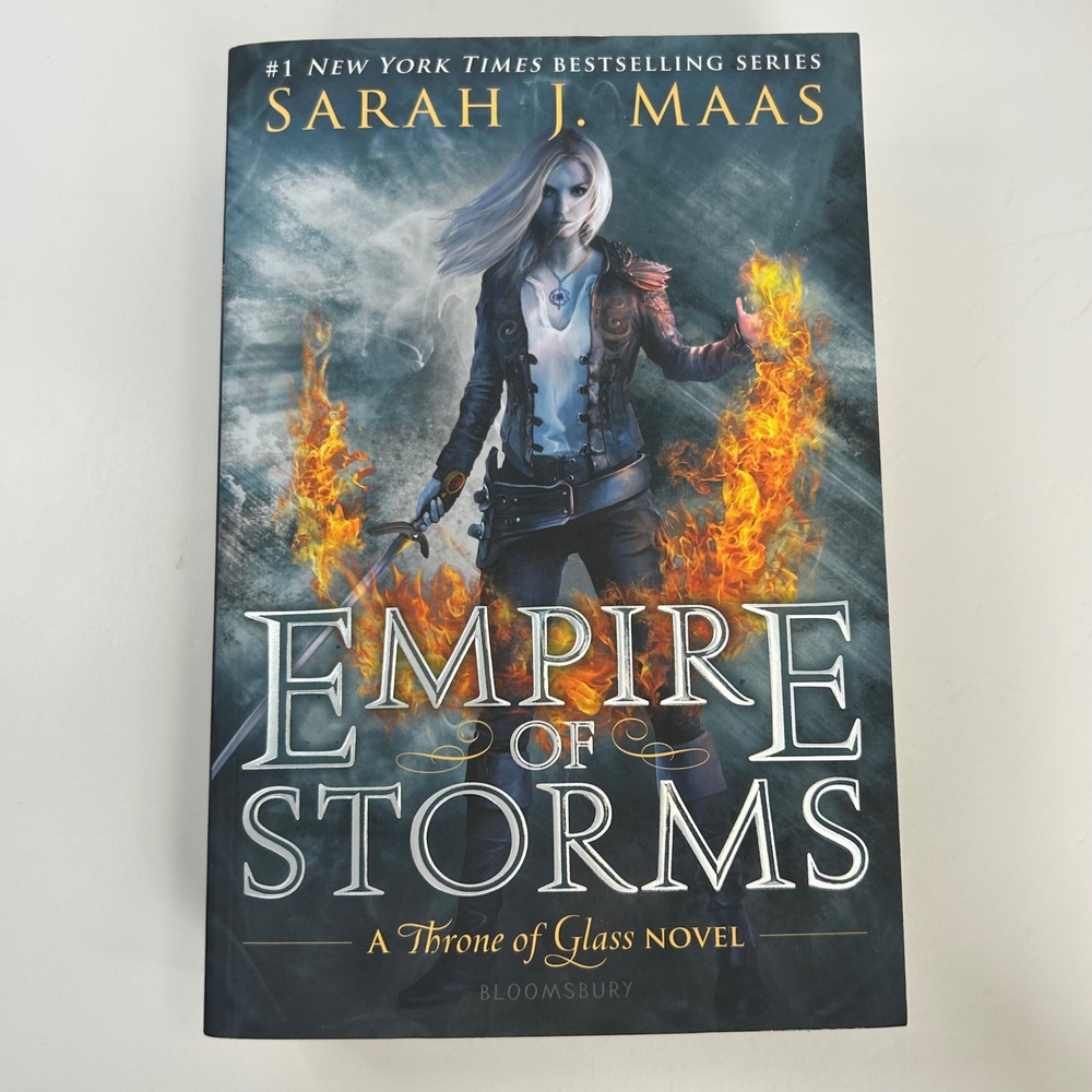 Empire of Storms Paperback by Sarah J. Maas Throne of Glass